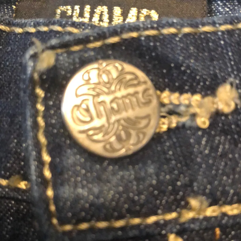 Chams size 12 lady blue jean shorts - Image 3