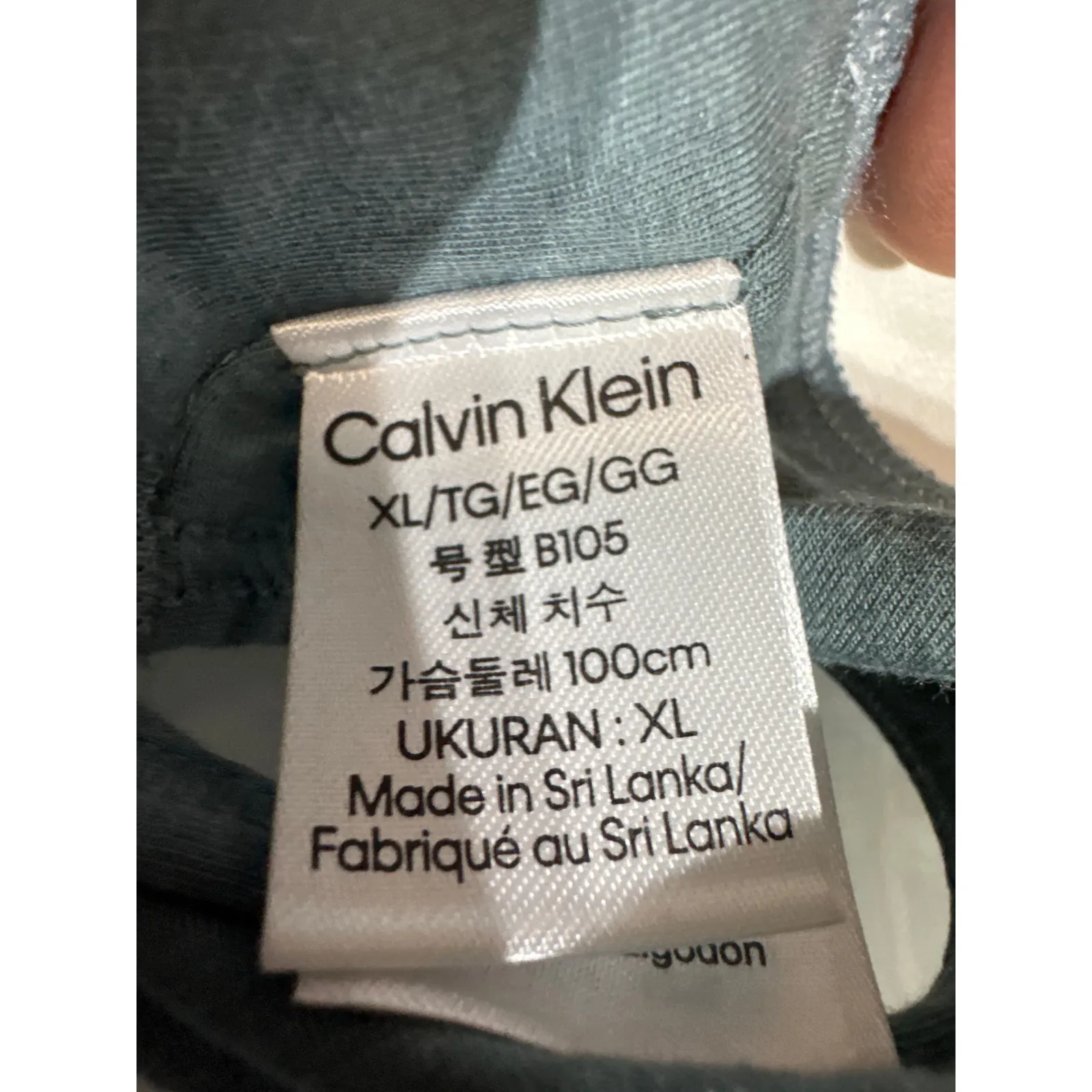 Brand New Calvin Klein Women's Size XL Blue White Lift Bralette Bra - Image 6