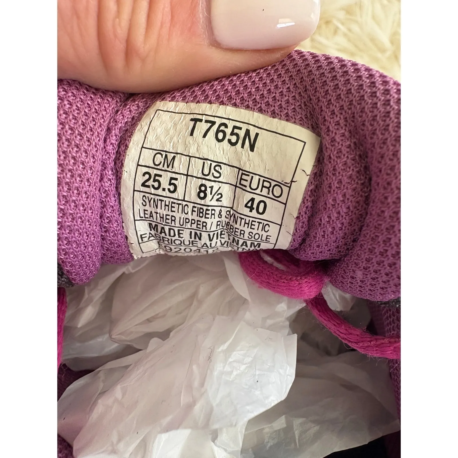 ASICS‎ Gel Contend 4 Running Shoes Women's Size 8.5 Silver Gray Pink Athletic - Image 8