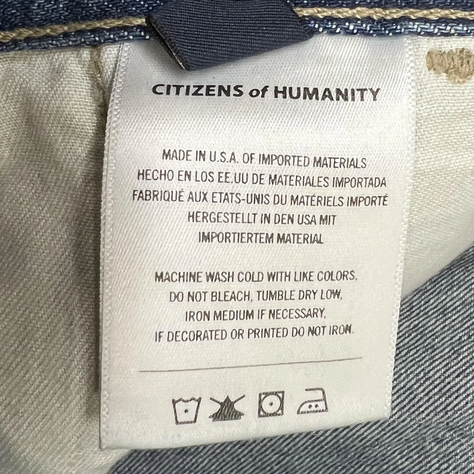 Citizens of Humanity Maritzy Trouser Jeans Womens 31 Blue Mojo Pleated Wide Leg - Image 16
