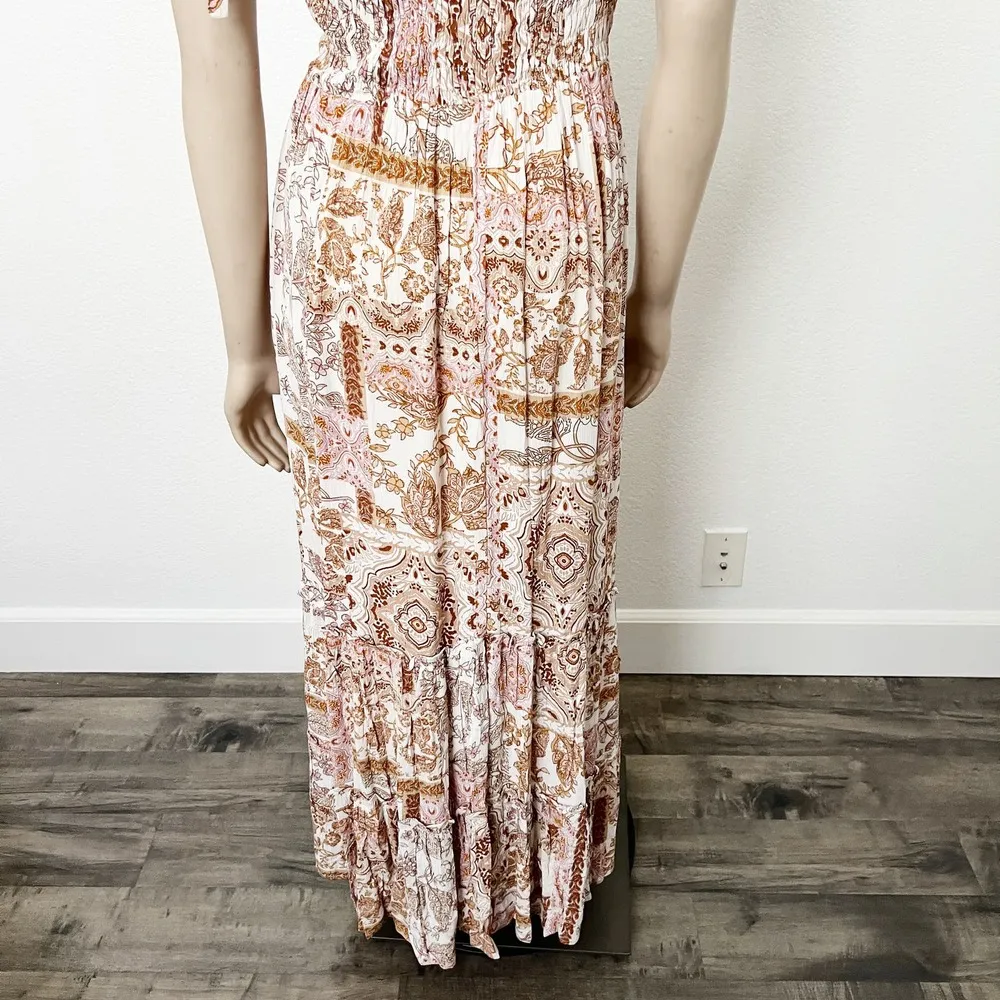 [Vici Collection] Call Away Floral Maxi Dress Smocked Bodice NWOT Tiered Size XL - Image 8