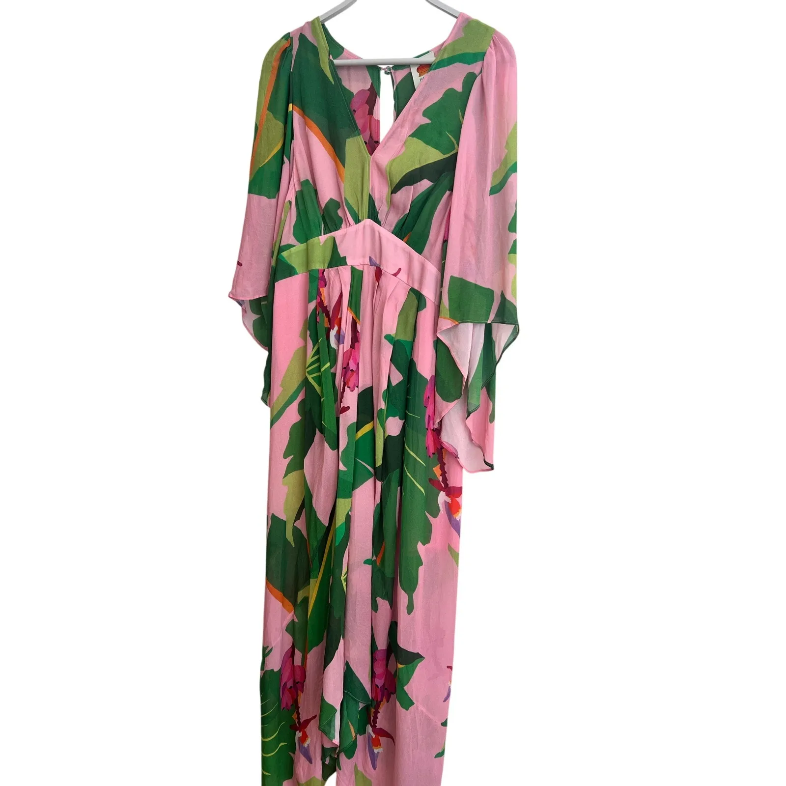 Farm Rio Caftan Tropicalistic Gorgeous Flowy Maxi Dress Size: Large - Image 4