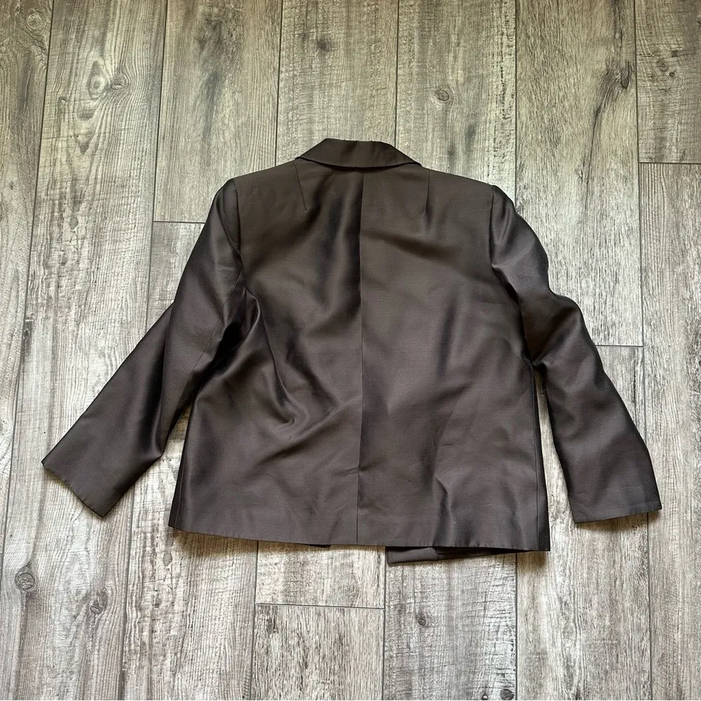 Vintage Y2K silk skirt suit with corset top - Dana Buchanan [H3R] - Image 11