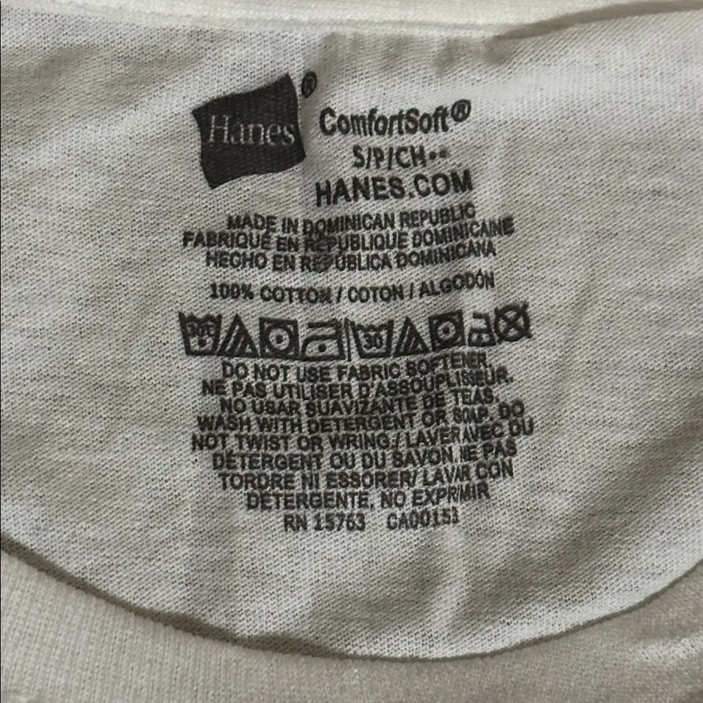 Let’s Go Girls Hanes White Country Western Graphic Women's Short Sleeve Tee - Image 4