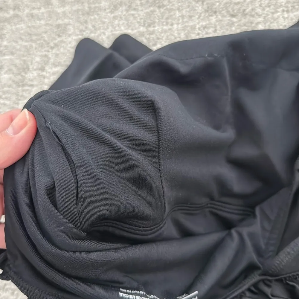 Albion “the wave” one piece black swimsuit ruffle sleeve off the shoulder - Image 8