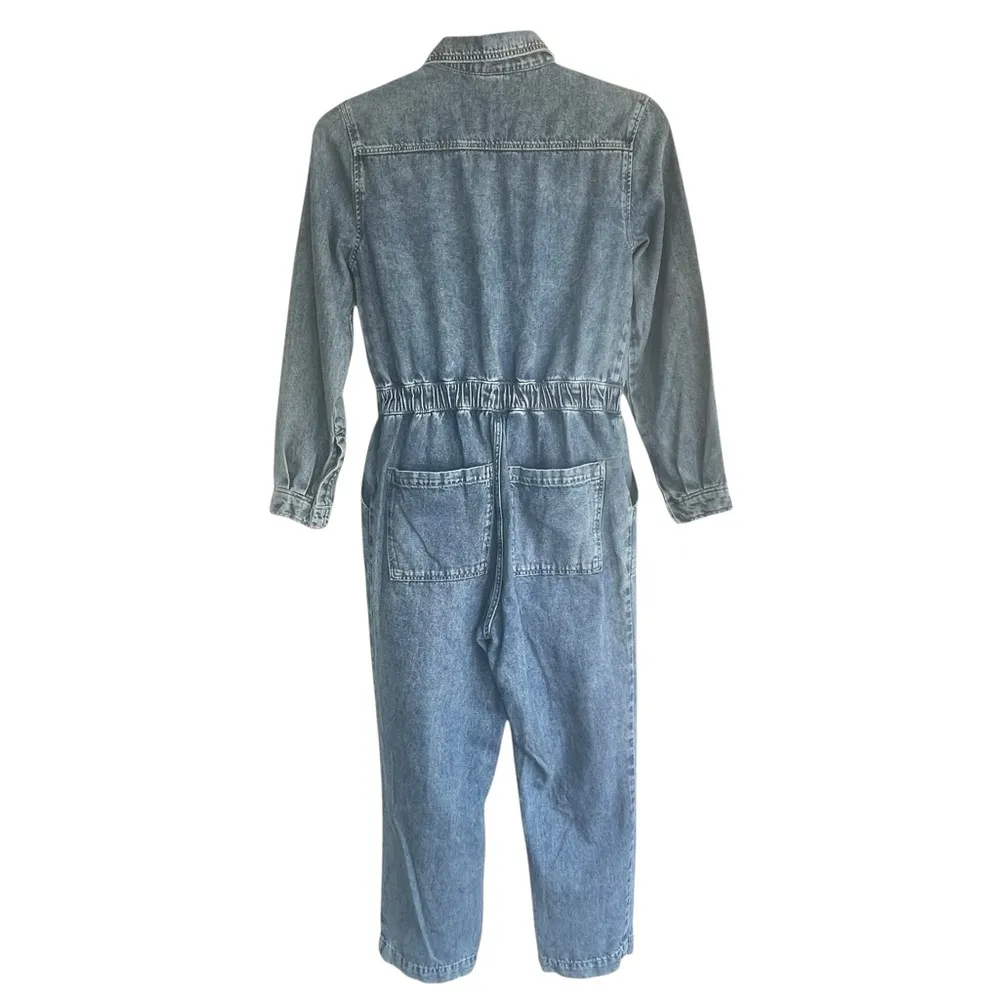 H&M denim jumpsuit size 4 - Image 3