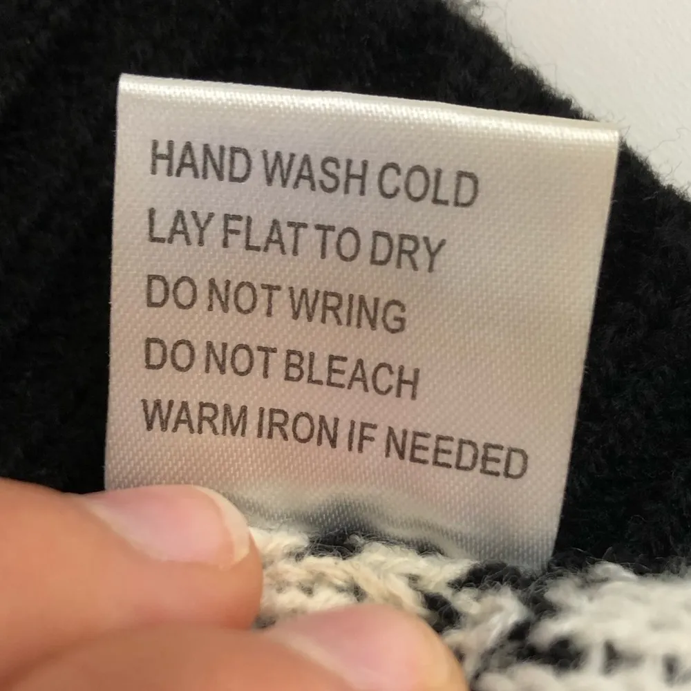 Belldini Black and White Moose Button Down Sweater Size M - Image 8