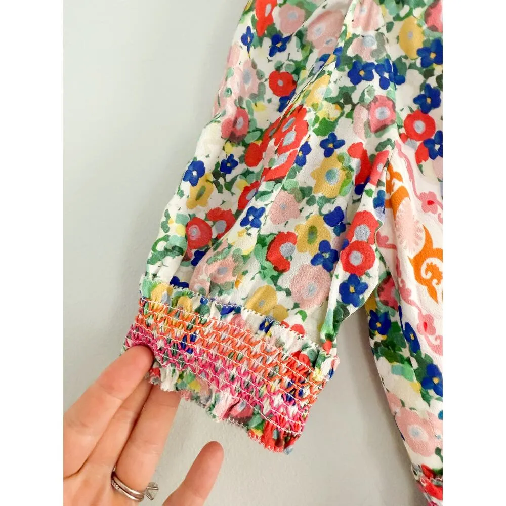 Saloni | Lea Smocked Floral - Image 5