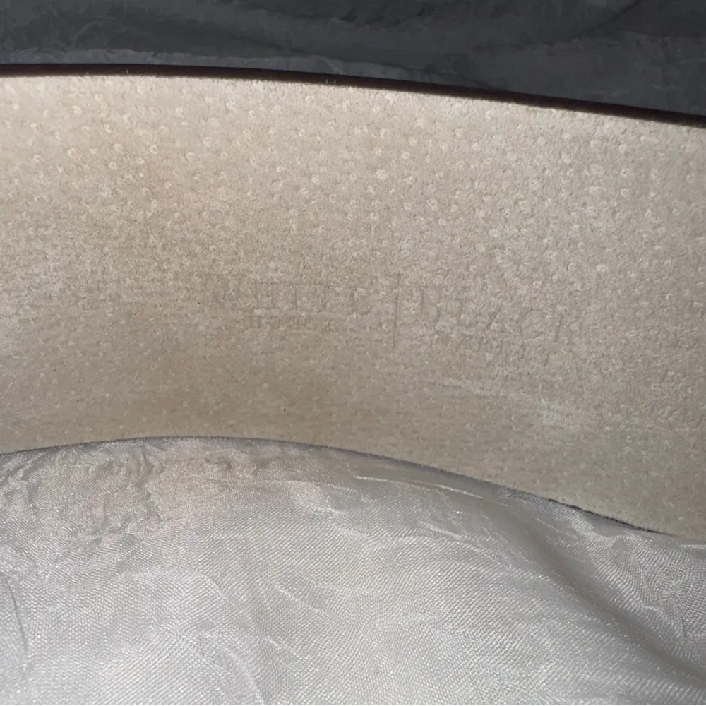 White House Black Market leather belt wide 2.5” DARK BROWN 29 - 31” EUC - Image 4