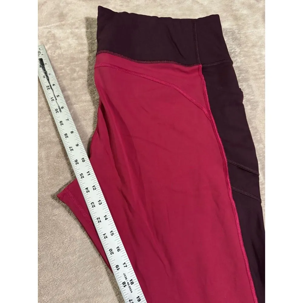Athleta Legging‎ Womens Red Pants Pull On Tapered Workout Gym Size 1X - Image 12