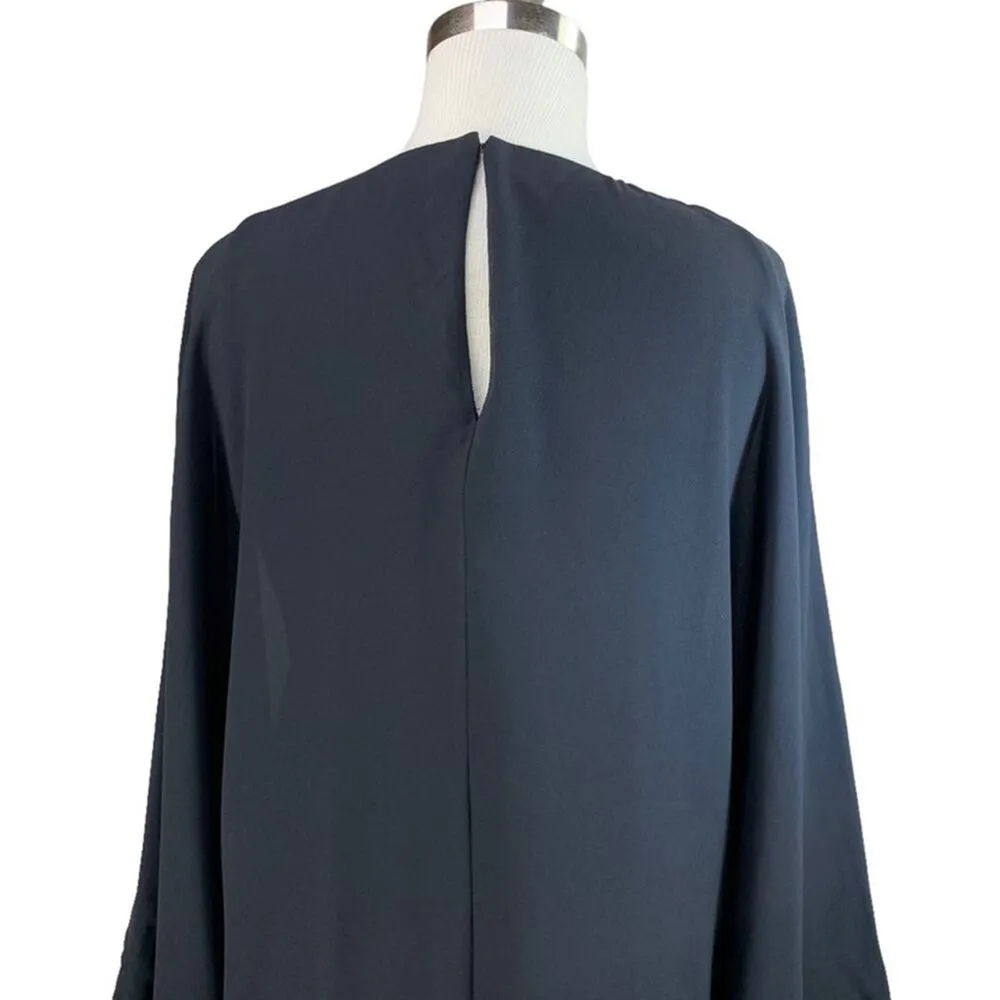 Badgley Mischka | XS-S | Flirty Shift Cocktail Mini Dress Mumu Silver Accent - Image 8