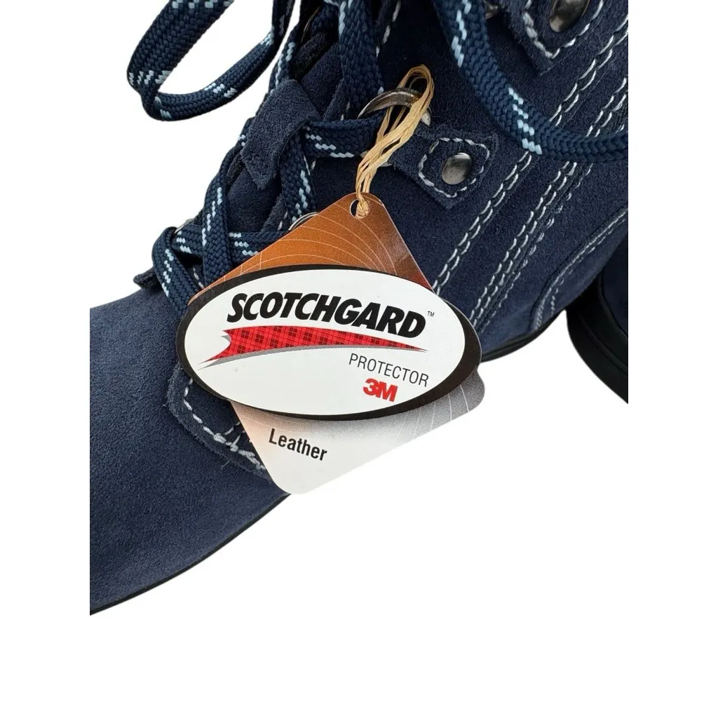 New Earth Origins by Earth Crowley Boots Womens 11W Blue Leather Lace Up Booties - Image 10