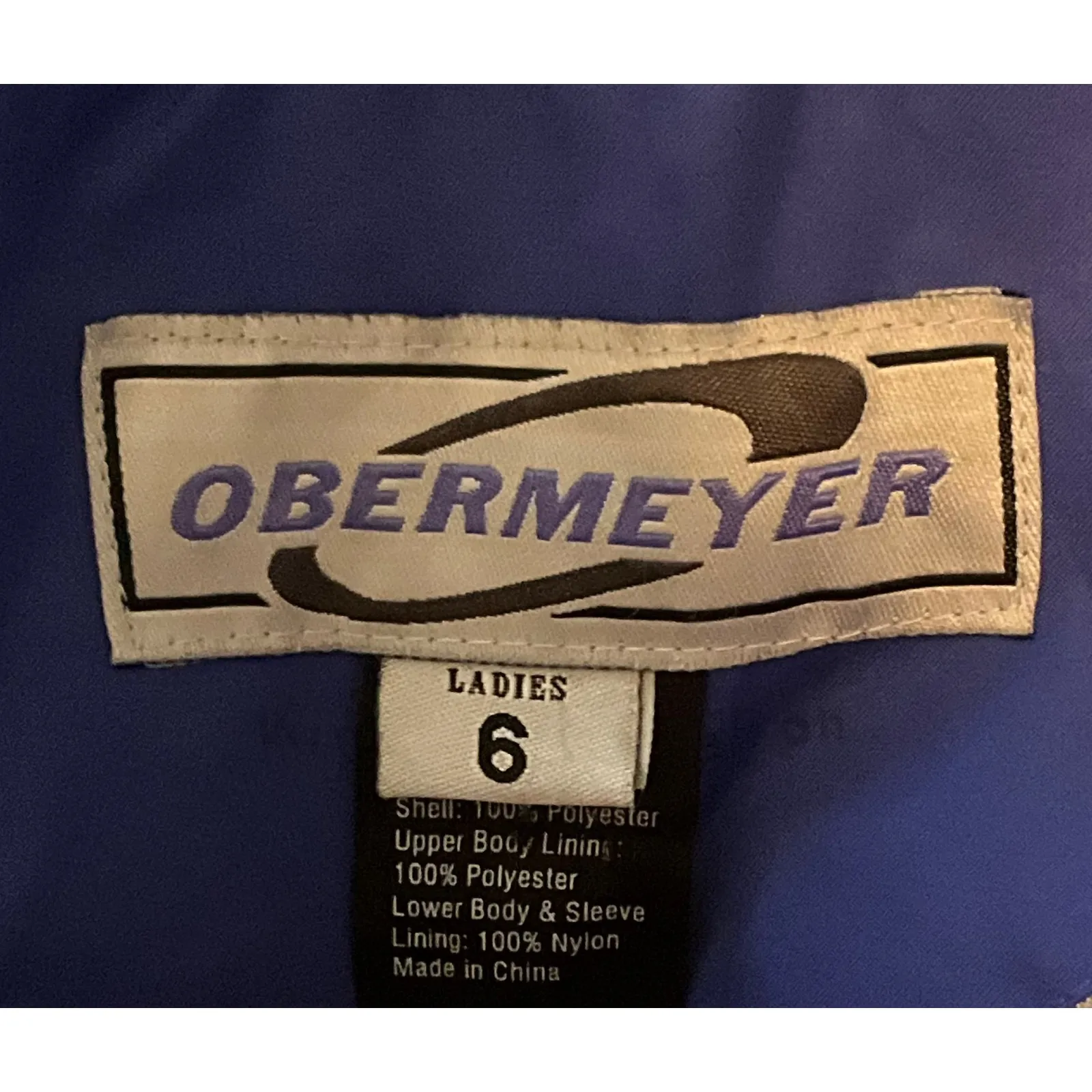 Obermeyer Ridgeline Women's Ski Jacket Blue Gray HydroBlock Size 6 - Image 4