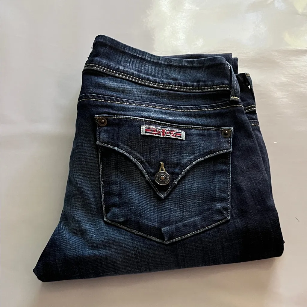 Hudson Jeans Straight Slim Mid Rise Size 27 - Image 3