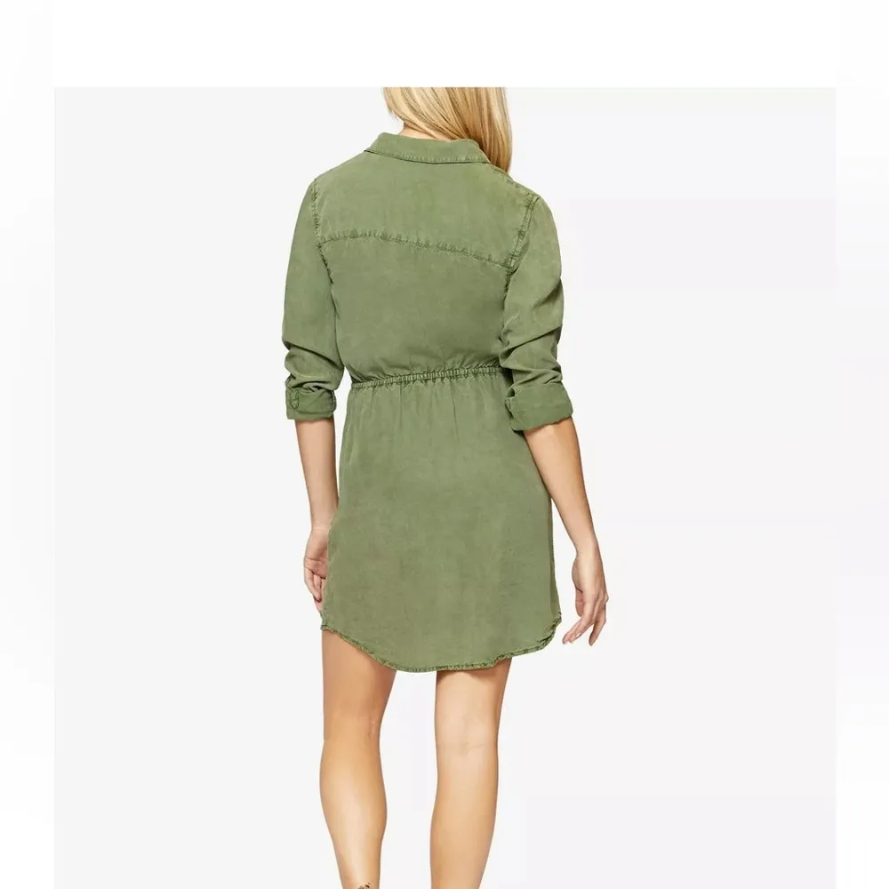 Sanctuary Women’s Green tie‎ front t-shirt dress, small - Image 2
