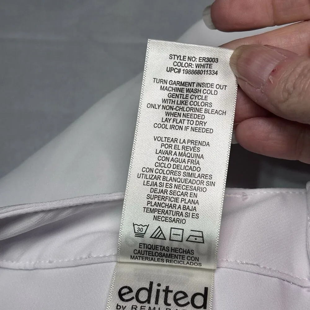 Edited by Remi Bader Women's Trouser Short Size 8 White NWT - Image 10