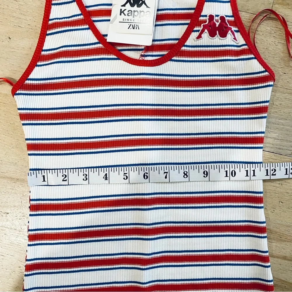Zara X Kappa stripe romper NEW - Image 6
