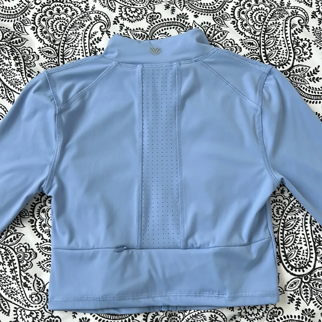 Forever 21 Light Blue Zip-Up Jacket l NWOT l WM Small - Image 3