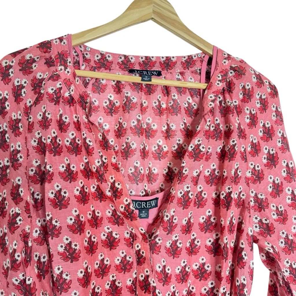 J.Crew Cabana mini dress in block-print ramie - Image 5