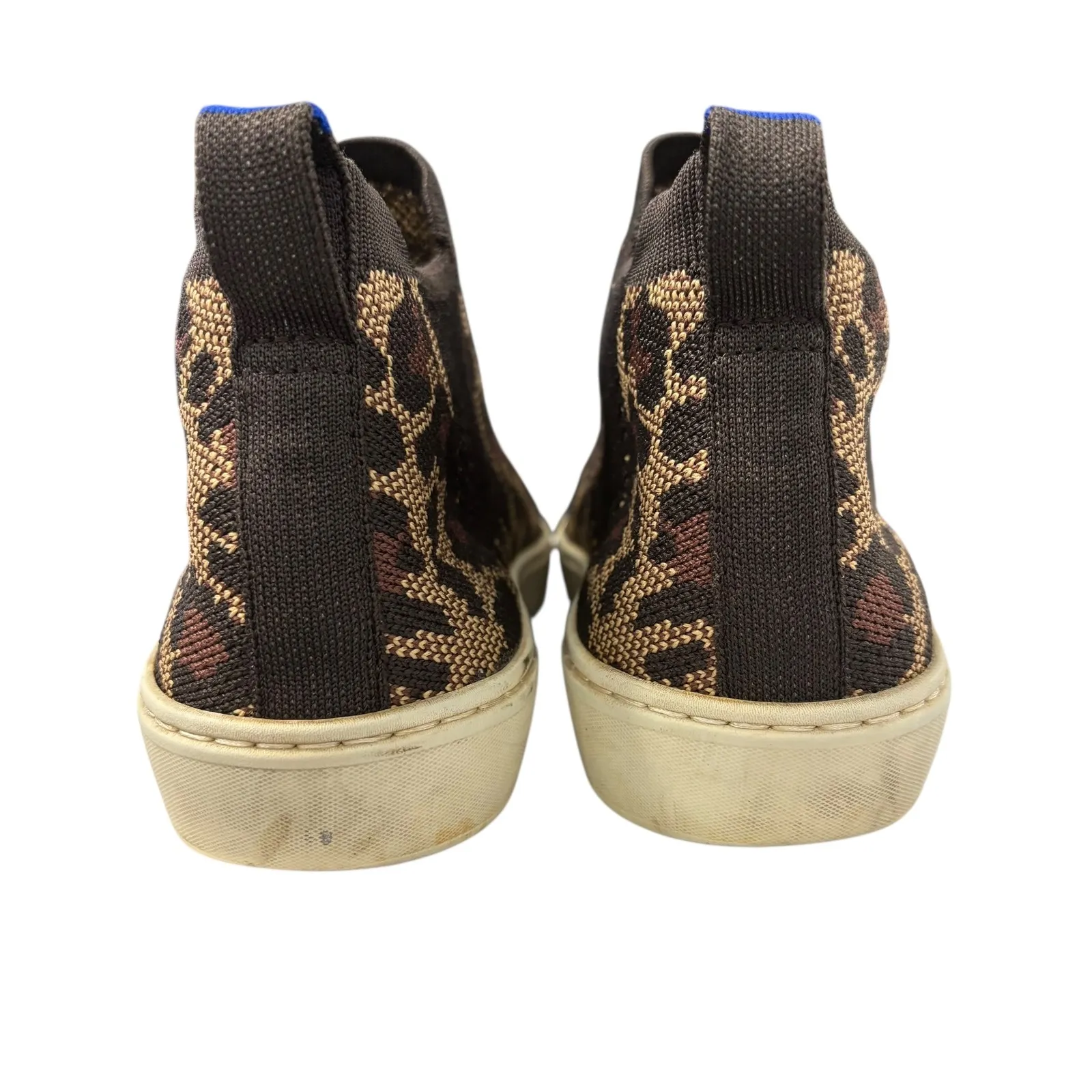 Rothy's Leopard Print Slip On Sneakers‎ Comfort Casual Shoes Women's 8 - Image 5