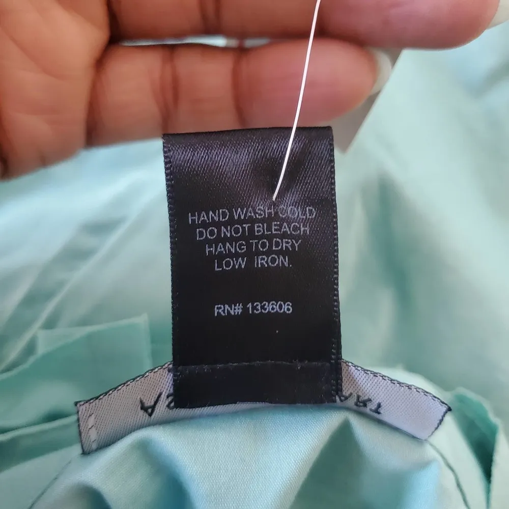 Ashley Stewart Floral Ruffle Button Down Shirt Top 12 - Image 9