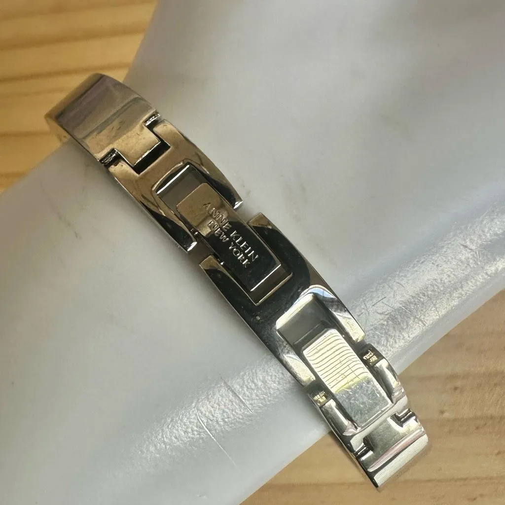 Anne Klein New York Silver-Tone Bracelet with Faux Pearls – Modern Classic Elega - Image 2