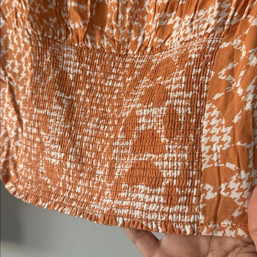 Free People Sweet on You Top Boho Twee CottageCore Country Sexy Size M - Image 10