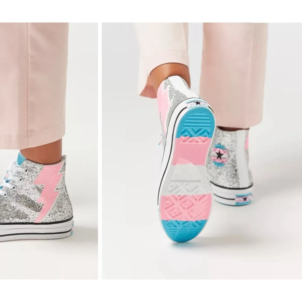 Converse Chuck 70 Pride Glitter High Top Sneaker NWOB - Image 3