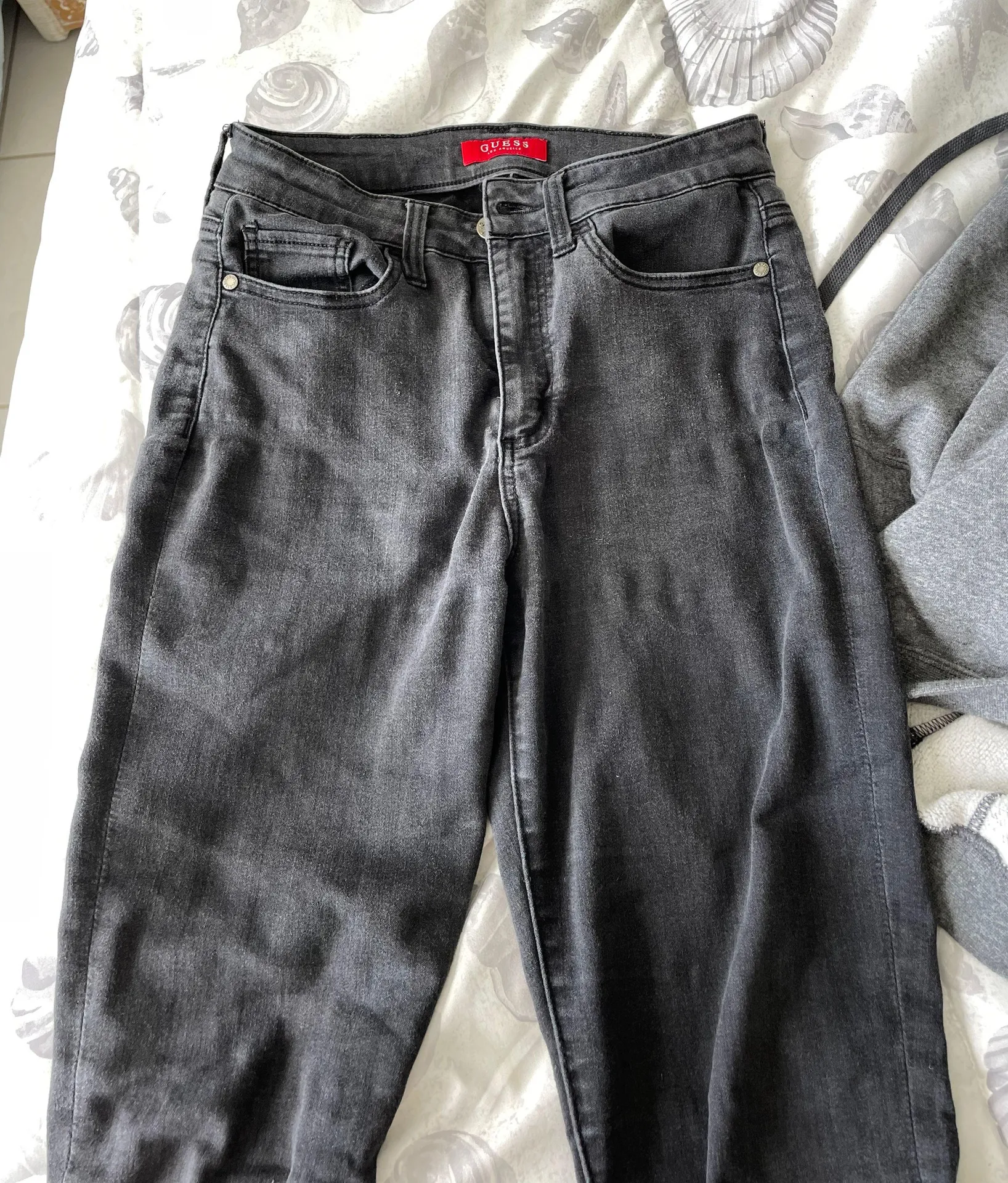 Black Denim  Jeans - Image 2