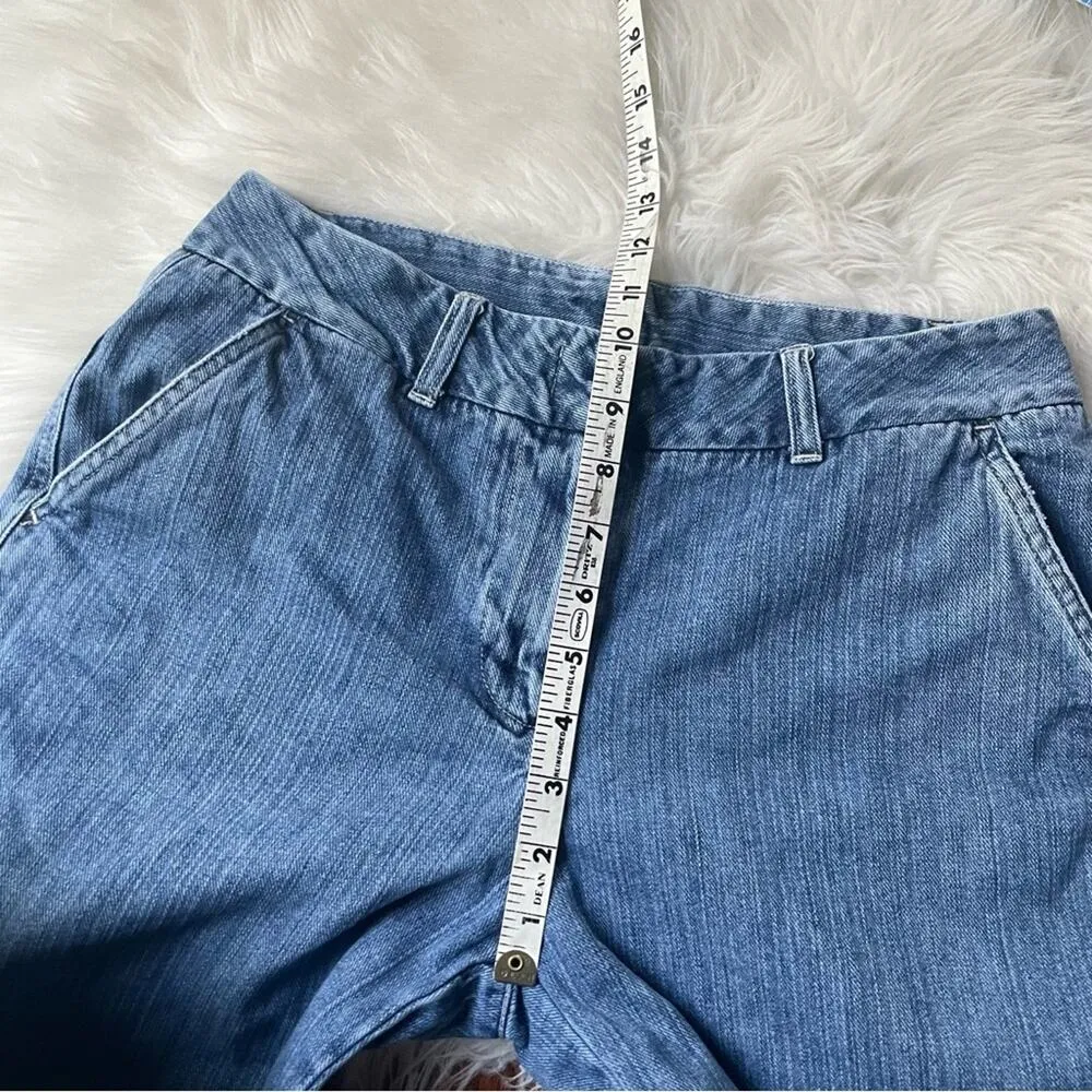 Vintage L.L. Bean Straight Leg Jeans Capri Length - Image 6
