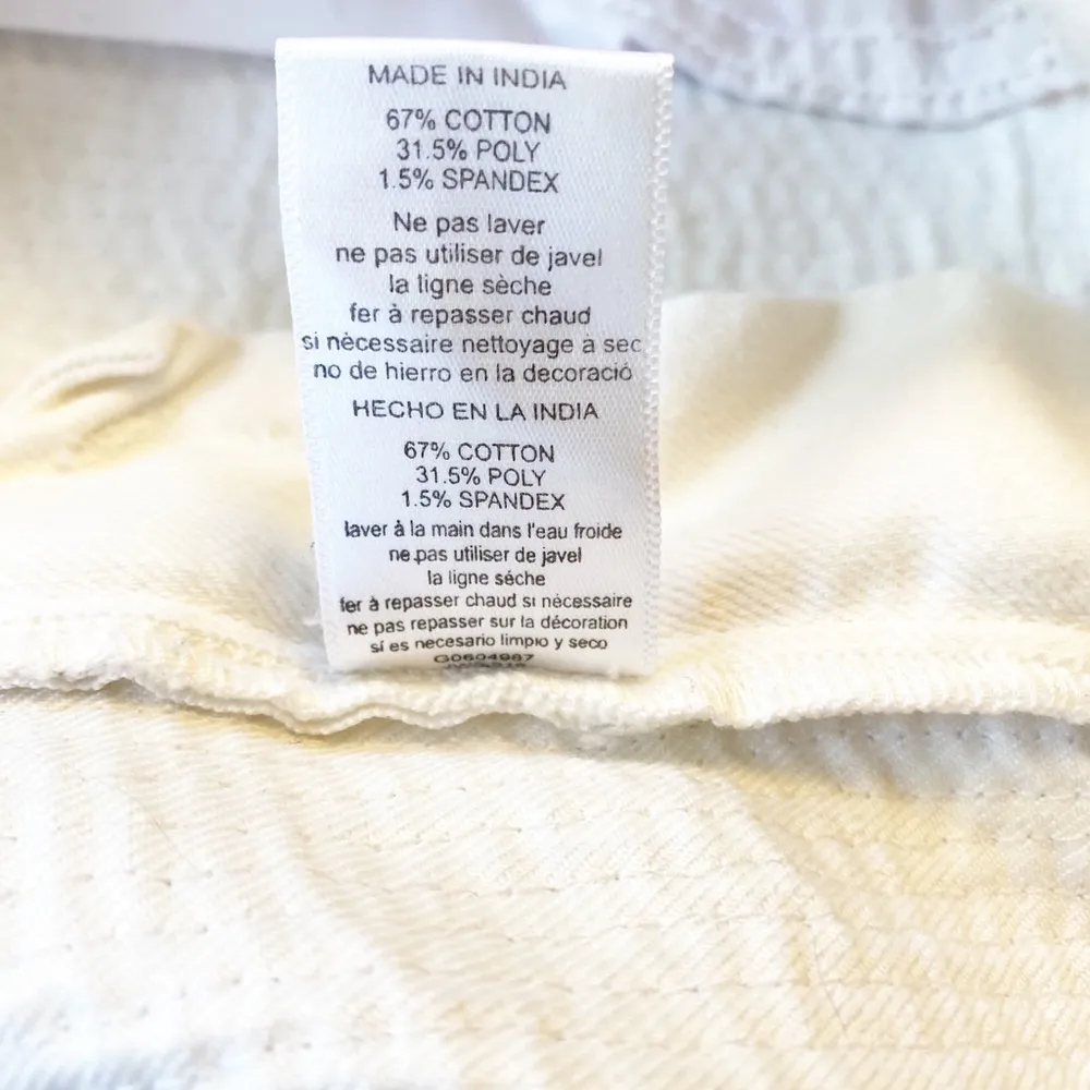 Joe’s Jeans Silver Sequin White Cut Off Jean Shorts - Image 12