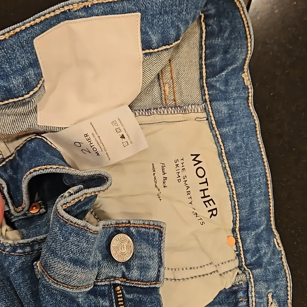 đź’•MOTHER SUPERIORđź’• The Smarty Pants Skimp Jeans ~ Flash Back 29 NWOT - Image 16
