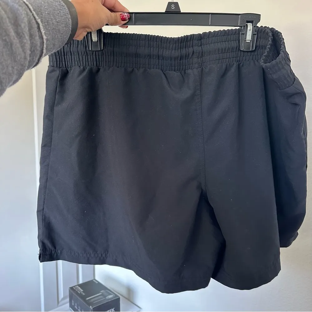 Womens AVA & VIV 16W/18W Black sporty shorts with drawstring elastic waistband - Image 6