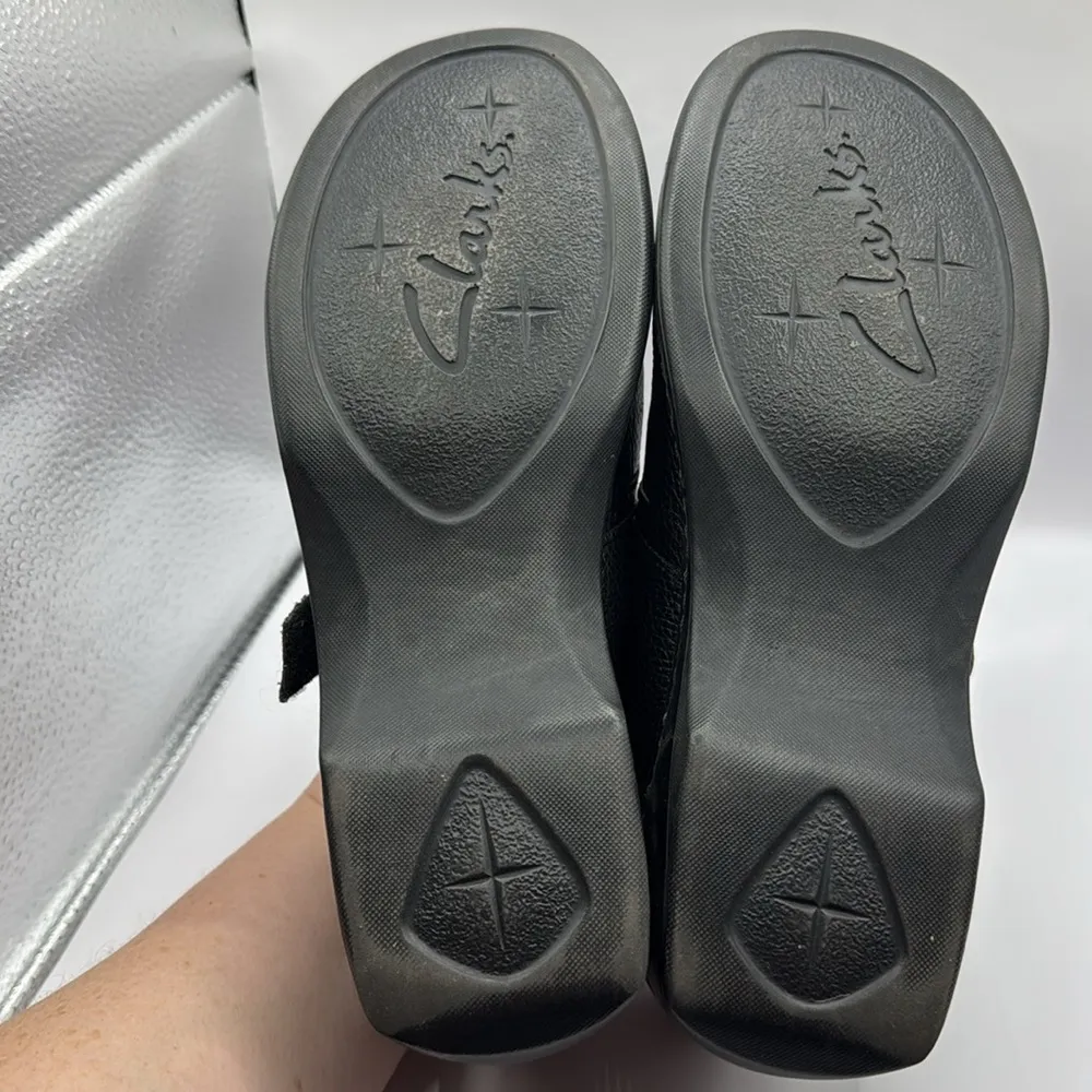 Clarks 37405 Woman's Mary Jane Closed-Toe Loafers Black Leather Size 10 - Image 10