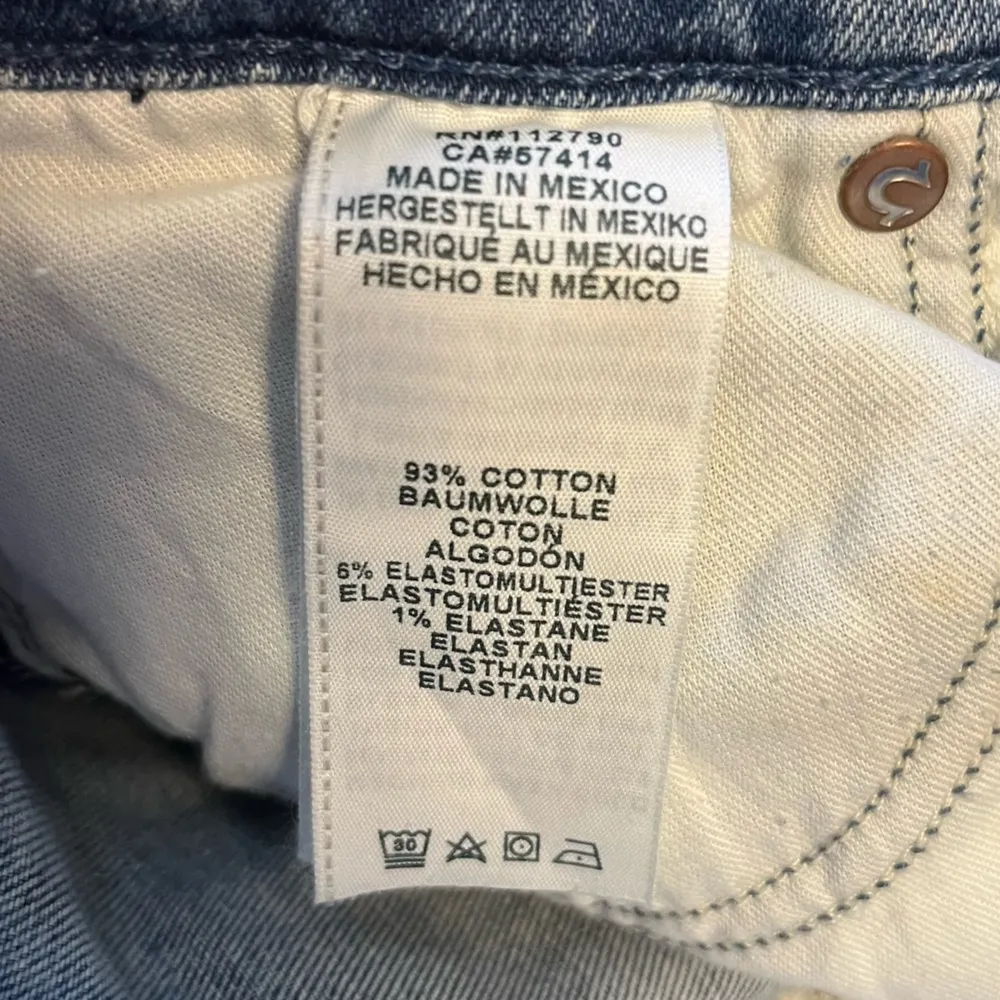 True Religion Jeans Caia High Rise Super Flare Laser Demolishion Derby Sz 26 EUC - Image 11