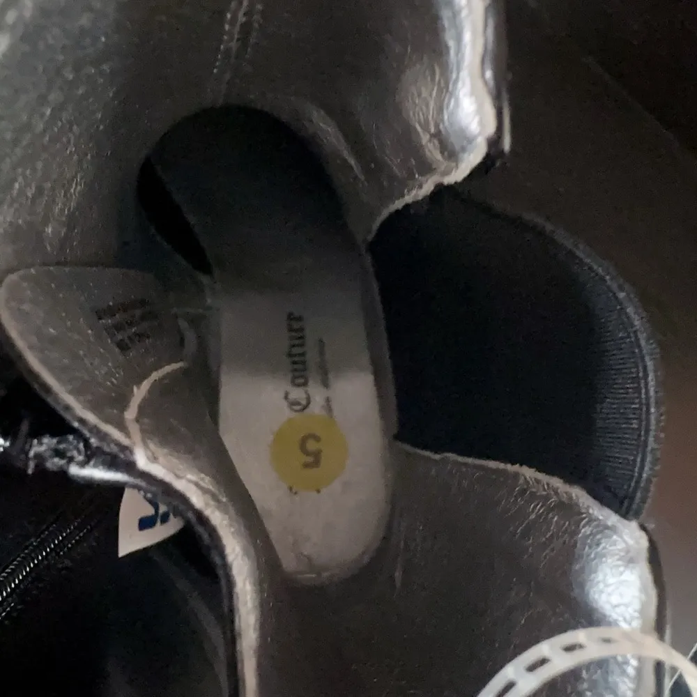 Juice Couture Ankle Boots Round Toe Logo diamonds comfortable Zipper Short Boots - Image 7