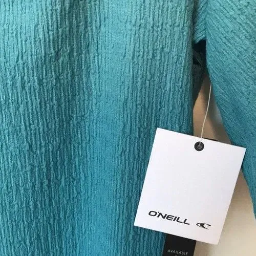 O'Neill Teagan Knit Bubble Sleeve Smocked Mini Dress in Blue Size XL NWT!!! - Image 4