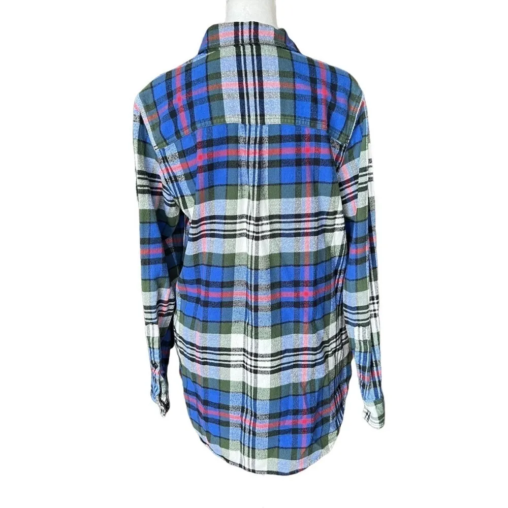 MADEWELL Flannel Ex-Boyfriend Shirt in Larchmont Plaid - Image 5