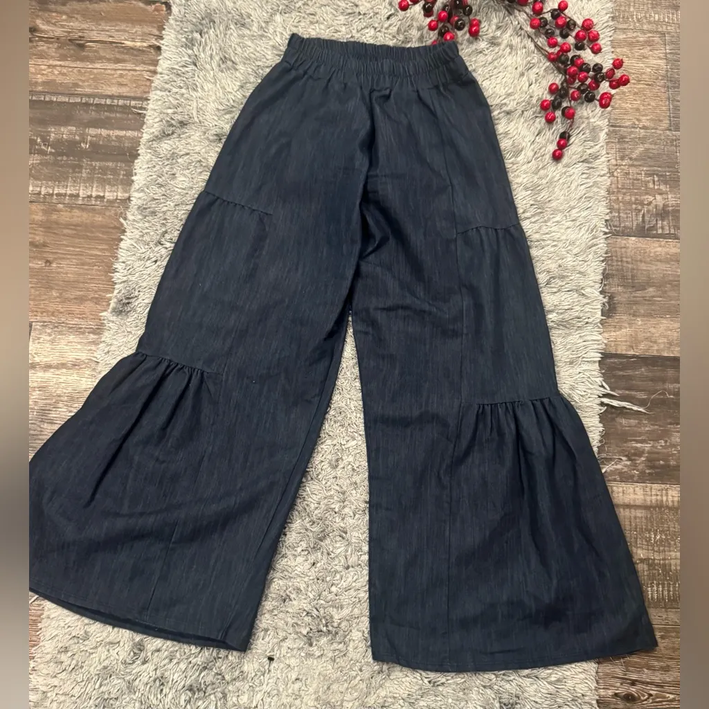 L&B Vintage Western Flare Pants, Size S - Image 4