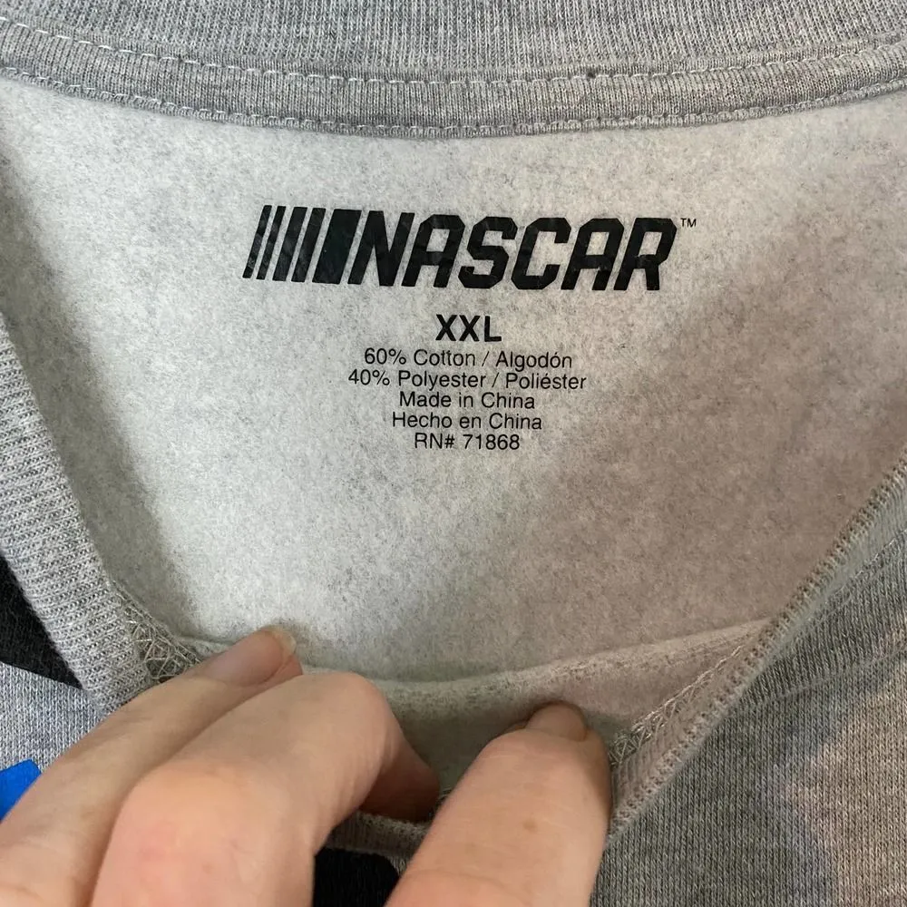 Nascar Graphic Logo Sweatshirt Size XXL - Image 6