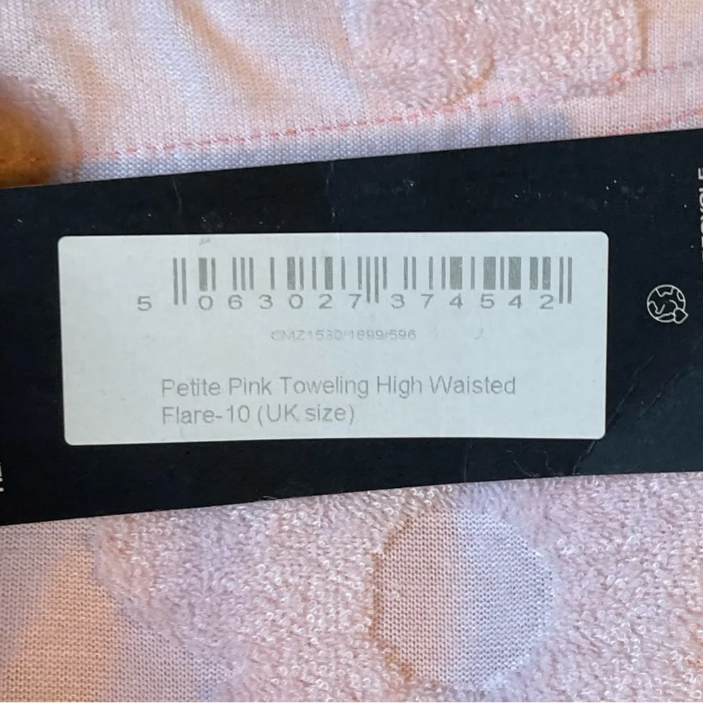 PrettyLittleThing Toweling High Waisted Flare trousers SZ:6 - Image 7