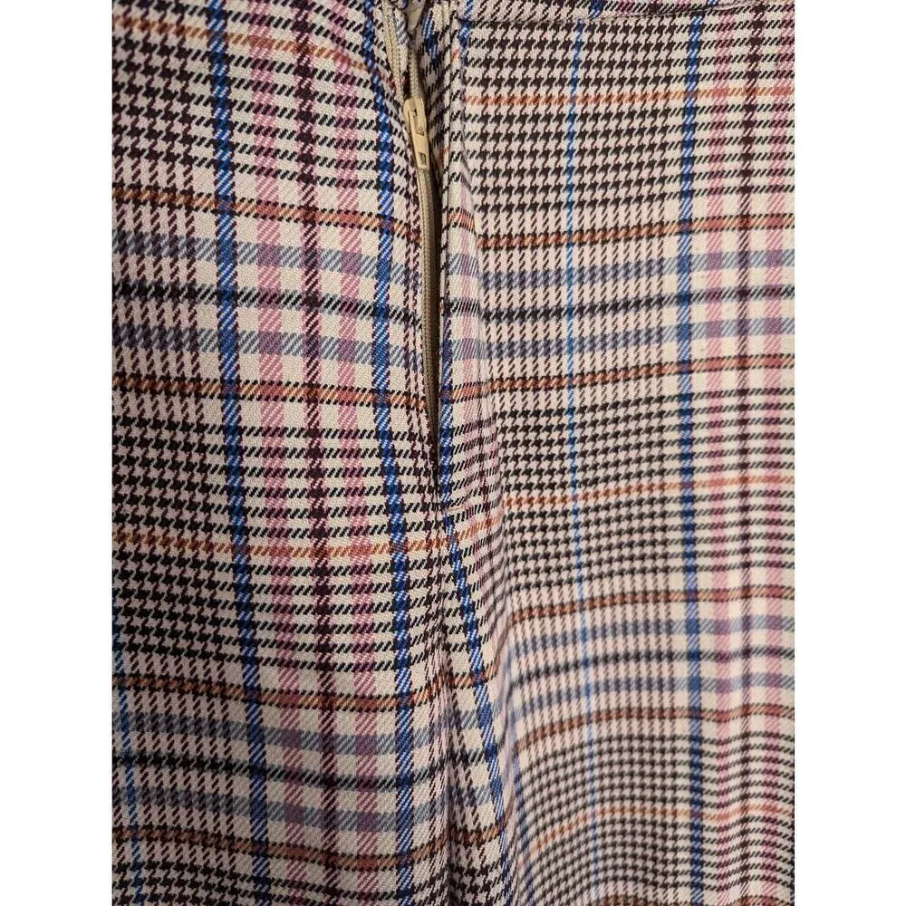 Anthropologie Malcolm plaid tapered trouser pant size  2 - Image 7