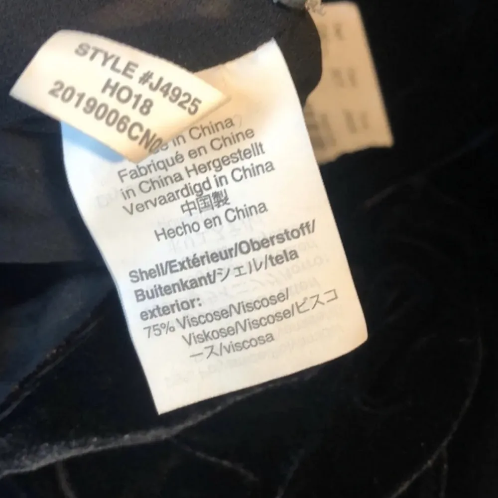 JCREW BLACK VELVET SPECIAL OCCASION BOXY LINED TANK TOP 4 - Image 6