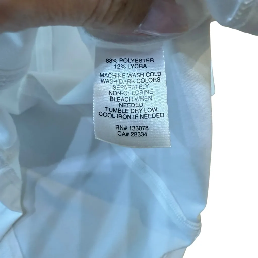 Lucky in‎ Love Women's Core Center Court Top White NWT large Black - Image 9