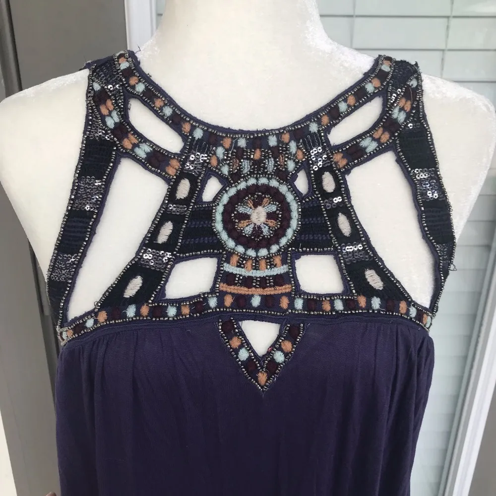 purple vision quest embellished top - Image 4