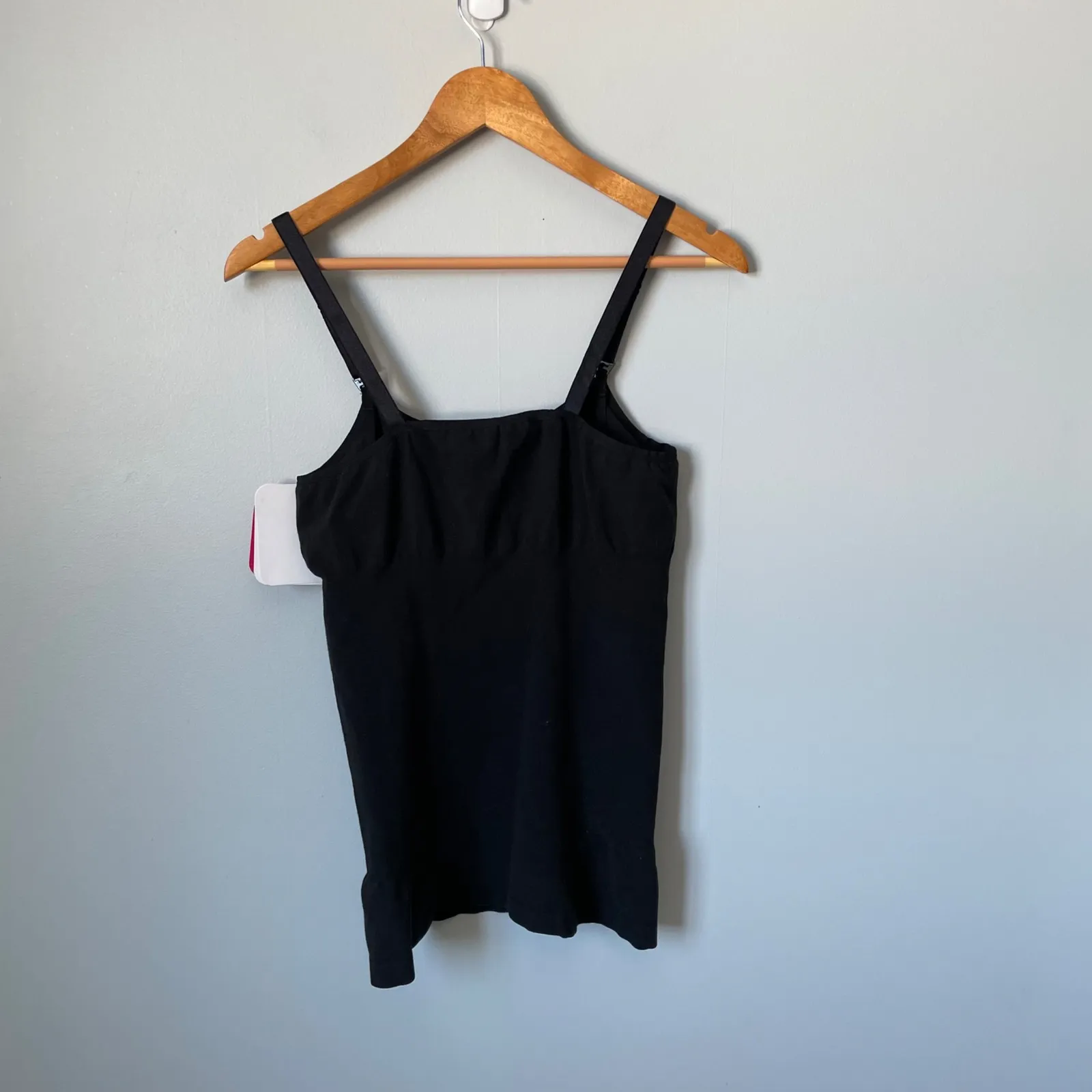 Isabel Maternity by Ingrid & Isabel Black Shaping Nursing Cami Tank Top XL - Image 2