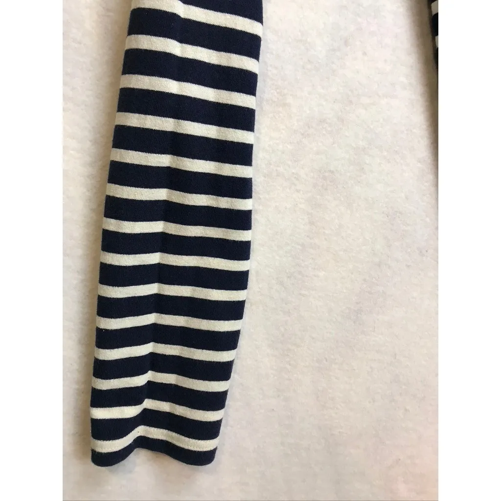 SCOTCH SODA AMSTERDAMS BLAUW Womens Striped Long Sleeve Top Size Medium - Image 3