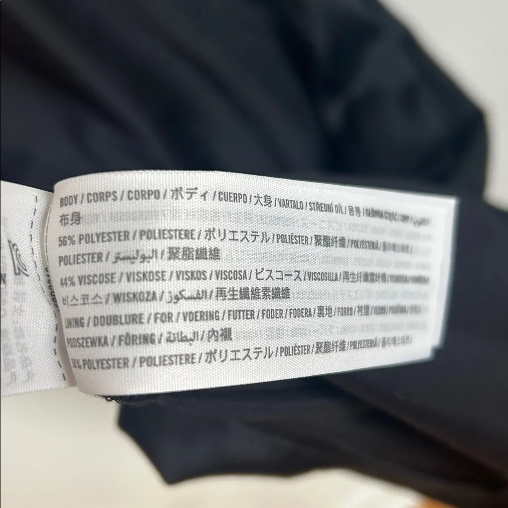 Abercrombie Black Strapless Satin Sculpt Maxi Dress - Image 9