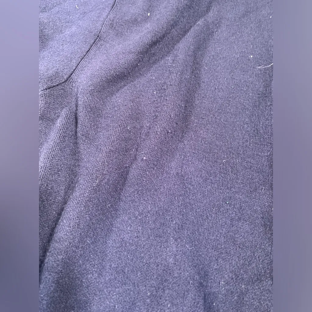 Maeve Anthropologie knit Navy Blue hooded sweater - Image 4