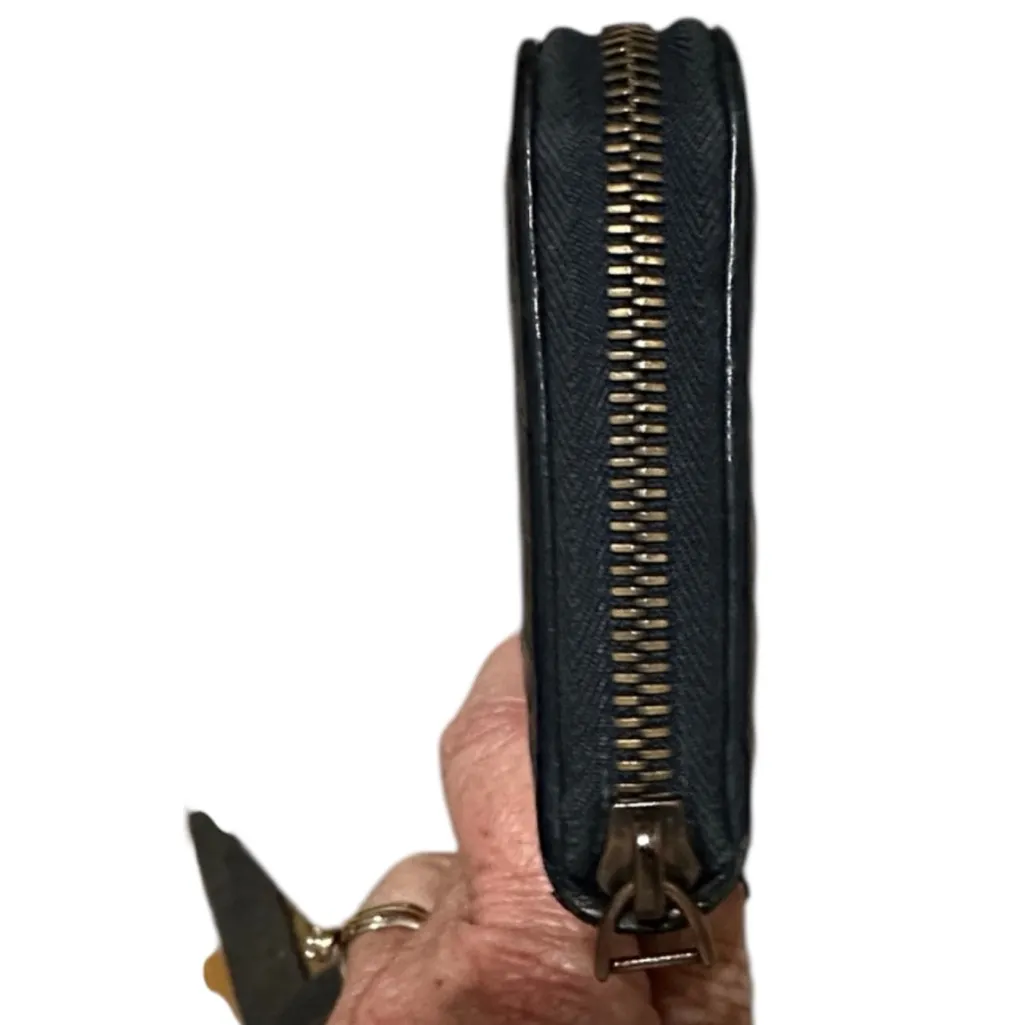 Bottega Veneta Woven Navy Blue Italian Leather Wallet - Image 7